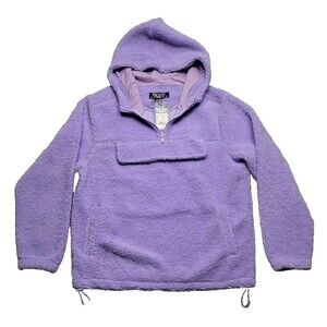 Ringspun Hoodie Womens Medium Sweatshirt Pullover Long Sleeve Sweater $80 Retail